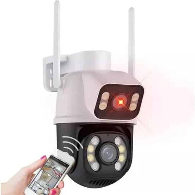 CAMARA DE SEGURIDAD X2-ROTACION 360°-90°